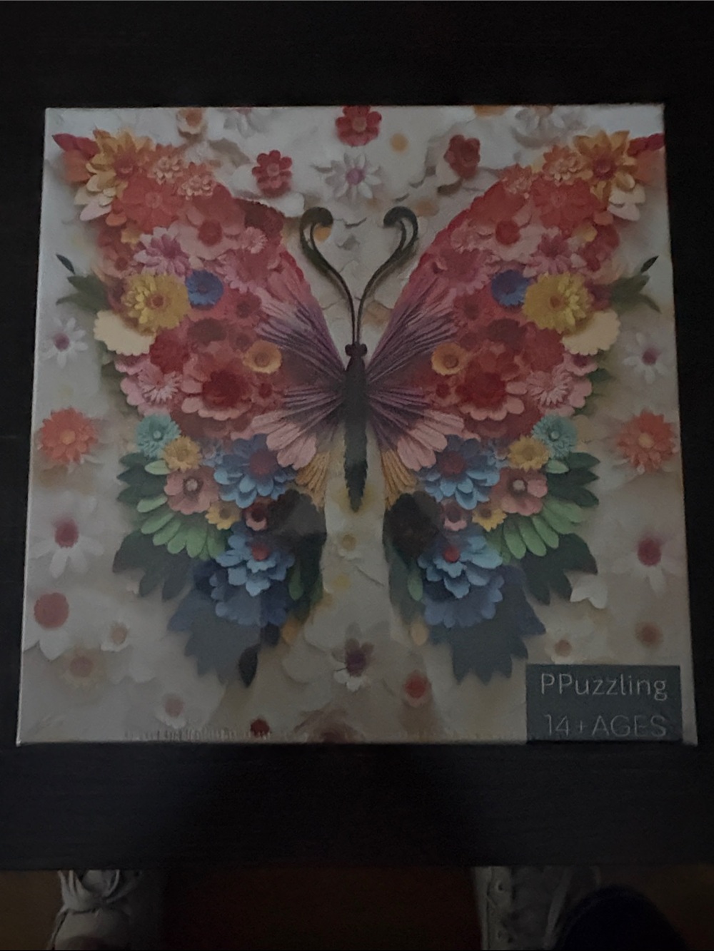 Multicolor Floral Butterfly Puzzle - Vibrant Colors